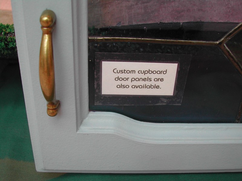 Ziss Custom Stained Glass Cabinet Doors