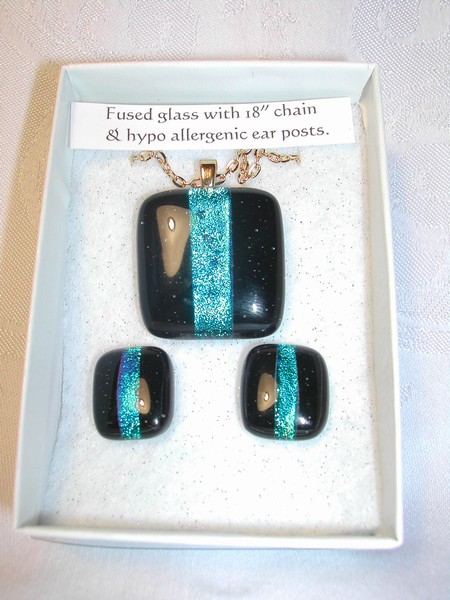 Fused Glass Jewelry - Custom Designed, Hand Made