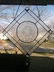 Stained Glass Panels With Depression Glass Plates