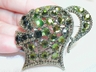 A Vintage Weiss Knights Helmet Pin Brooch