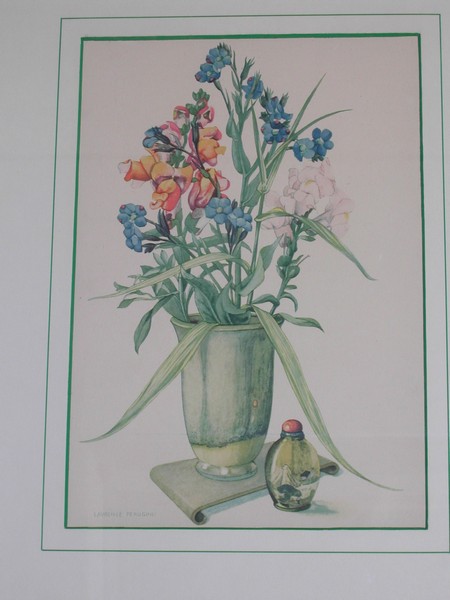 Pair of Laurence Perugini Water Color Prints