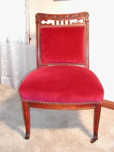 Elegant Victorian Parlor Chair