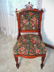 Lovely Victorian Eastlake Style Parlor Chair