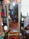 Fantastic Vintage Wooden Bamboo Style Full Length Mirror