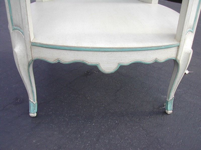French Provencial Painted/Stained Side Table