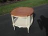 French Provencial Painted/Stained Side Table