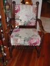 Vintage/Antique Oak Barley Twist Arm Chair
