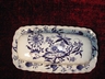 A Lovely Blue Lily Ironstone Butter Dish Staffordshire England