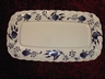 A Lovely Blue Lily Ironstone Butter Dish Staffordshire England