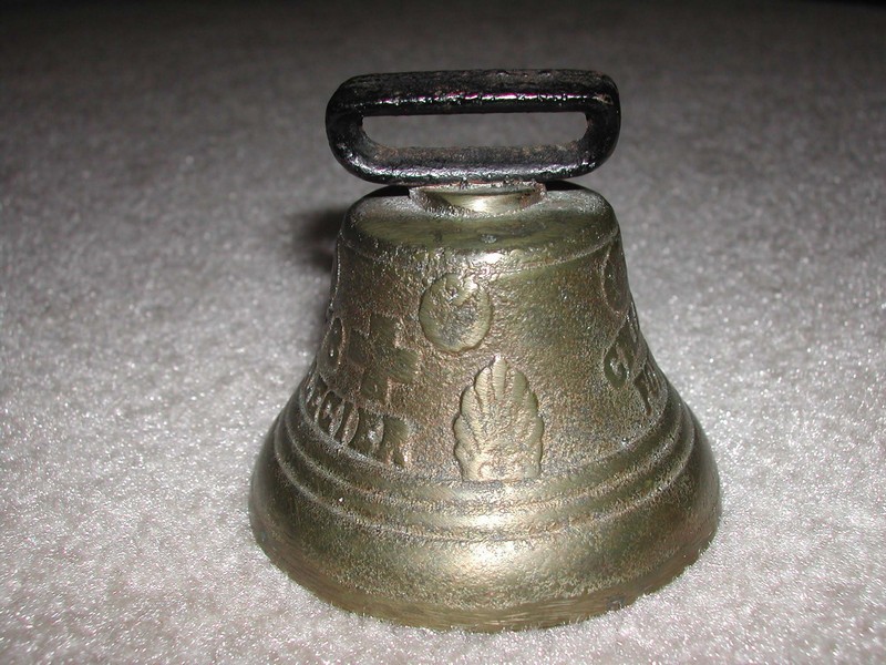 Swiss Bronze Cow Bell 1878 "Chiantel Fondeur"