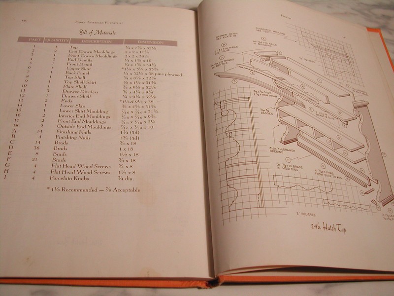 Early American Furniture Book, Designs in the Colonial Style