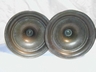 Tall English Double Open Spiral Twist  Brass Candlesticks (pair-
