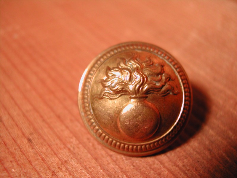 Brass French Button TW&W Paris, France