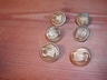 Brass French Button TW&W Paris, France