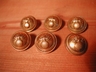 Brass French Button TW&W Paris, France