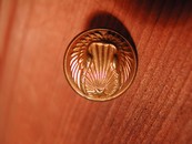 Brass French Button TW&W Paris, France