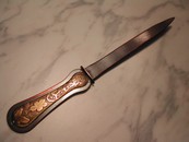 Art Nouveau Copper & Brass Letter Opener Vintage