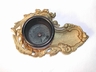 A Vintage Rococo Style Metal & Wood Pipe Holder Tray