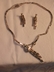 Rhinestone/Sterling by Phyllis Fashion Jewelry Necklace/Earrings