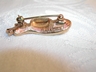 Trifari Rhinestone Gold Tone Hat Pin