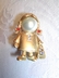 JJ Jonette Jewelry Co. Gold Tone Little Girl Pin