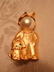JJ Jonette Jewelry Co. Gold Tone Little Boy & Dog Pin