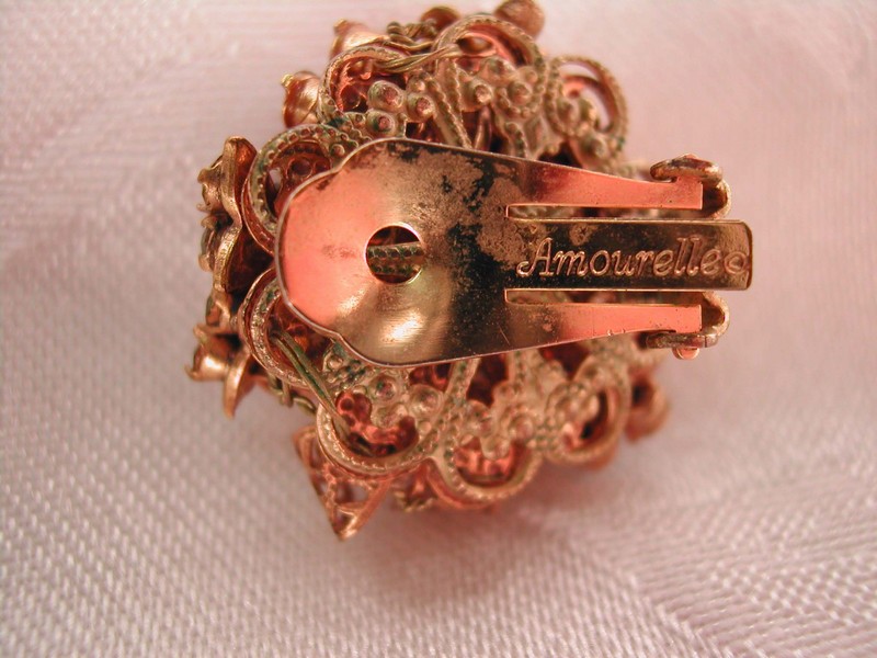 Amourelle Kramer Co. Frank Hess Haskell Designer Earrings Rare