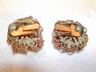 Amourelle Kramer Co. Frank Hess Haskell Designer Earrings Rare