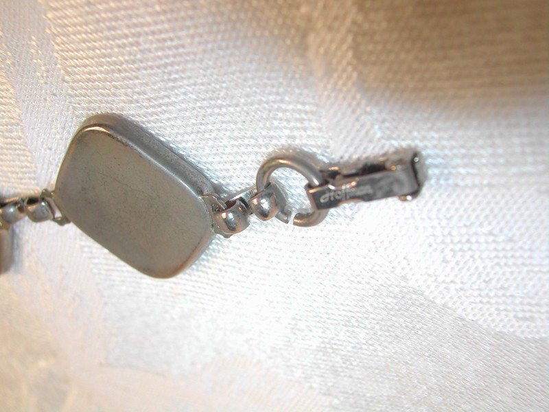 Hoffman Mother of Pearl Bracelet and Earrings Vintage