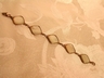 Hoffman Mother of Pearl Bracelet and Earrings Vintage