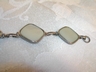Hoffman Mother of Pearl Bracelet and Earrings Vintage