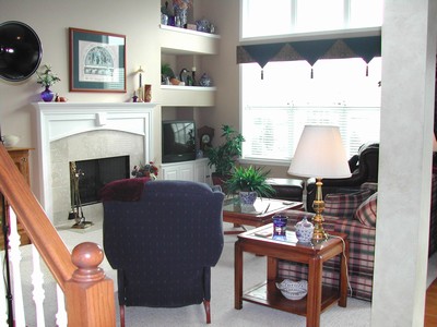 Before A Classic Family Room Re-design