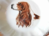 Ashtray Gilt Edge - Spaniel