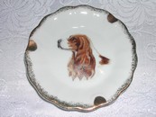 Ashtray Gilt Edge - Spaniel