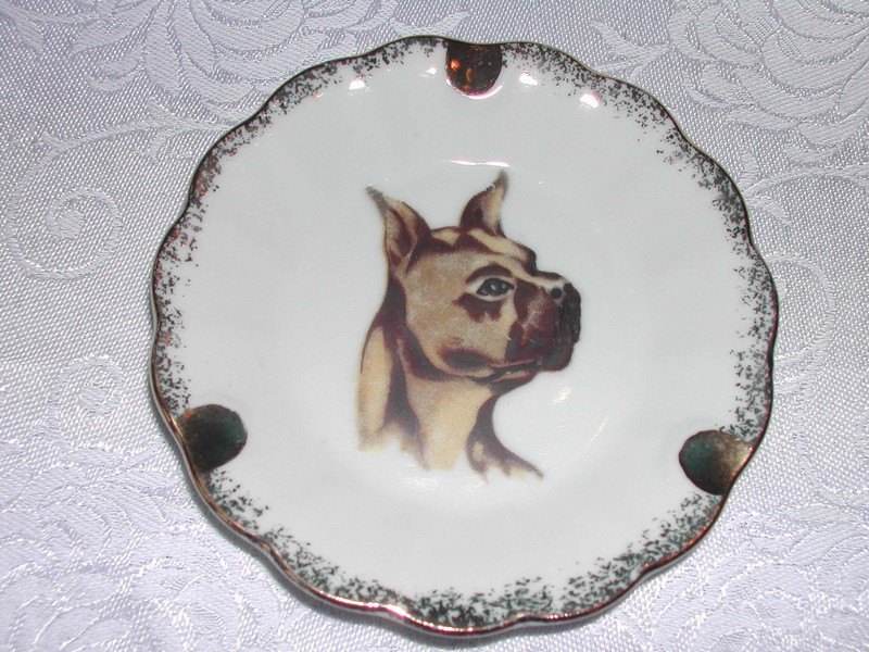 Ashtray Gilt - Boxer