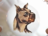 Ashtray Gilt - Boxer