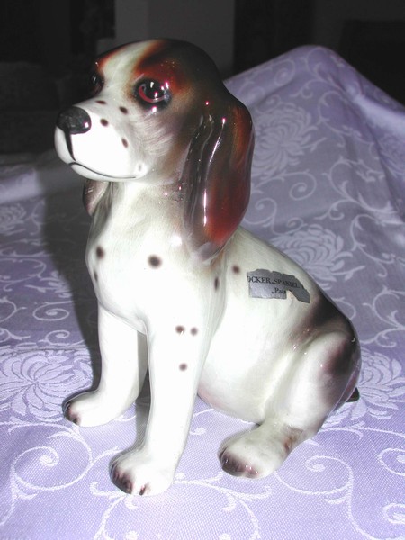 Ceramic Cocker Spaniel Germany Vintage