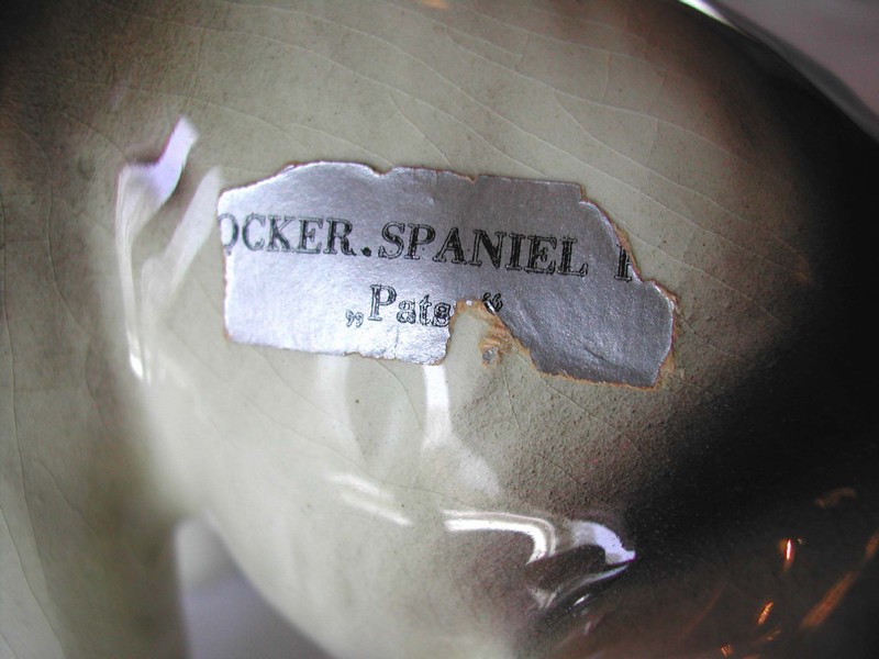 Ceramic Cocker Spaniel Germany Vintage