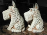 Vintage Metal Scottie Dog Bookends