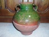 French Confit Glaze Pot - Avacado