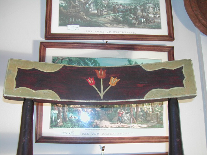 Hand Painted Hitchcock Style "Tulip" Chair