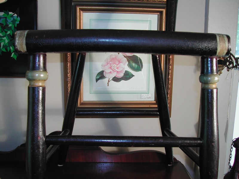 Hand Painted Hitchcock Style "Tulip" Chair