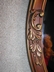 Vintage Oval Wood Frame 18th Century Style Mirror