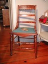 Vintage Eastlake Style Burlwood Veneer Clown Chair