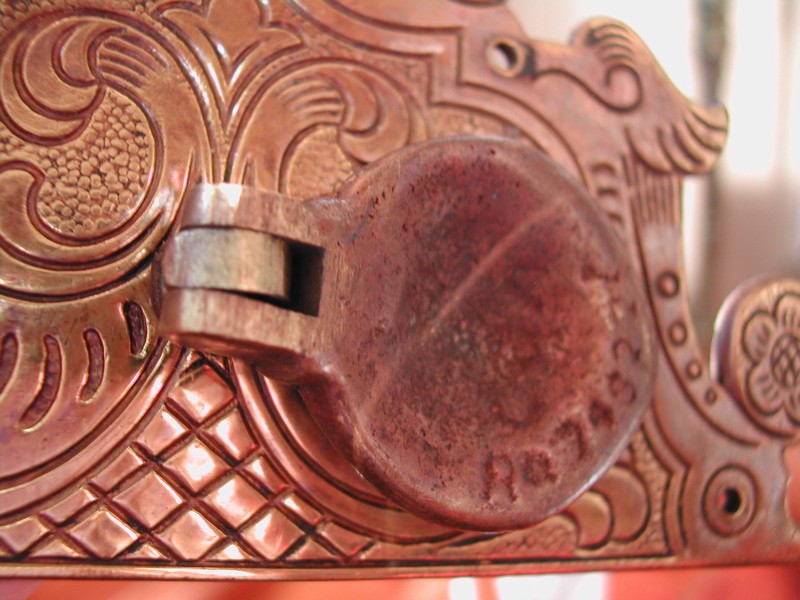Vintage Art Nouveau/Art Deco English Brass Batwing Drawer Pulls