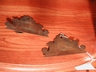 Vintage Art Nouveau/Art Deco English Brass Batwing Drawer Pulls