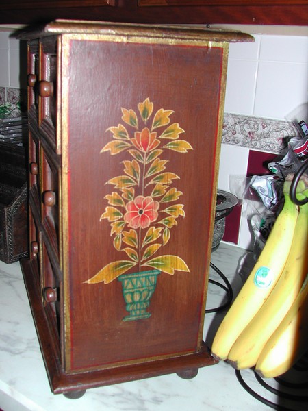 Vintage French Petite Hand Painted Armour
