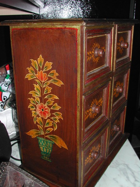 Vintage French Petite Hand Painted Armour