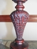 Rare Hand Carved 19th c. Treen Candlesticks - England