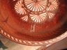 Vintage English Oak Pedestal Carved Fruit Bowl